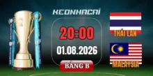 Kèo nhà cái Thái Lan vs Malaysia – Vòng bảng ASEAN Cup 20h00 ngày 01/08/2026