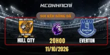 Soi kèo Hull City vs Everton – Vòng 6, Ngoại hạng Anh 20h00 11/10/2026